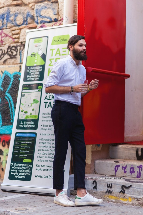Stan Smith x Adidas . Athens-Streetstyle-Spyros-Xylas-Athens