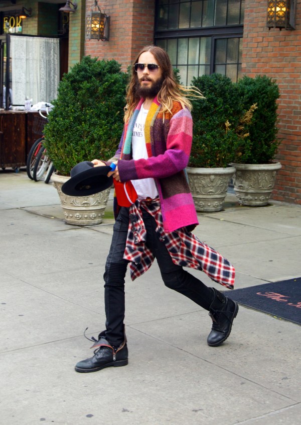 Jared Leto leaving a hotel in New York City Featuring: Jared Leto Where: New York City, New York, United States When: 15 Aug 2014 Credit: Alberto Reyes/WENN.com