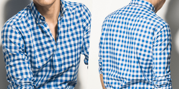 Tôi rất thích hoạ tiết gingham (kẻ ô xen kẽ giữa màu trắng và 1 màu khác). Áo sơ mi gingham vừa đủ vui mắt, vừa không quá nghịch ngợm nên dễ mặc đồ và cũng dễ đẹp. Nó cũng giúp che bớt vòng 2 của các bạn hay uống bia khá tốt.