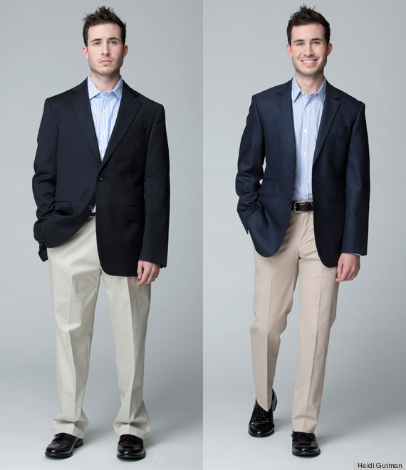 Một ví dụ cho thấy tầm quan trọng của việc mặc đồ đúng size.