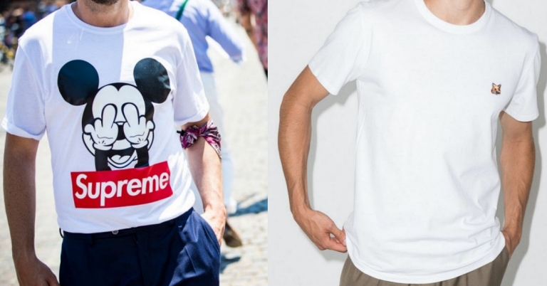 Mặc t-shirt hoạ tiết/hình in theo cách trưởng thành